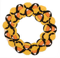 paper plate wreath
