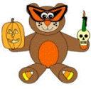 Paper Halloween Bear