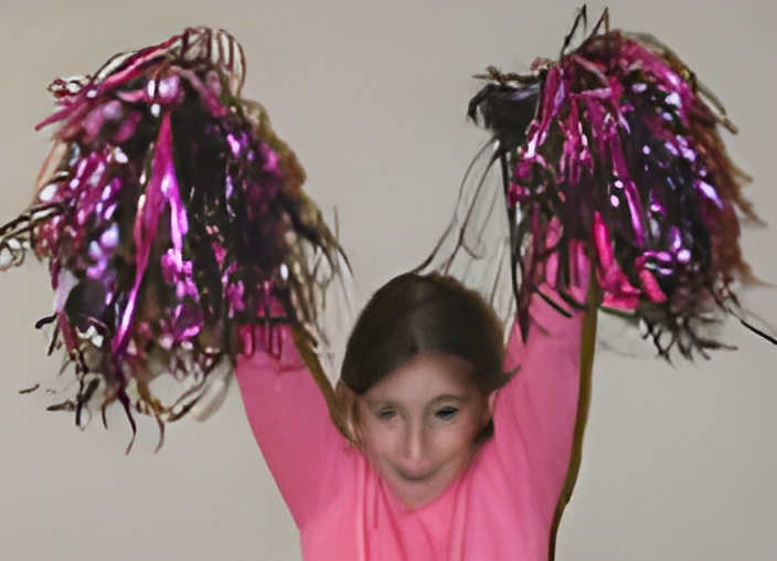 Halloween pom poms
