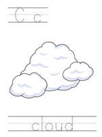 Printable print practice worksheet - Cc cloud
