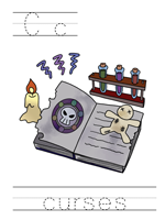 Printable print practice worksheet - Cc curses