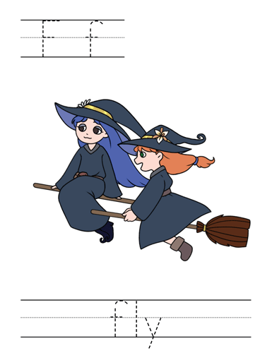 Wee Witch Tracer Pages
