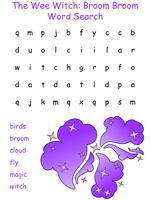 Wee Witch Word Search Puzzles
