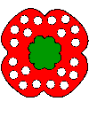 Remembrance Day Bingo Dauber Art