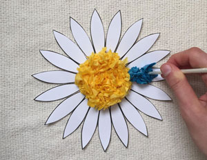 tissue paper flowers