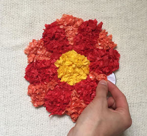 tissue paper flowers
