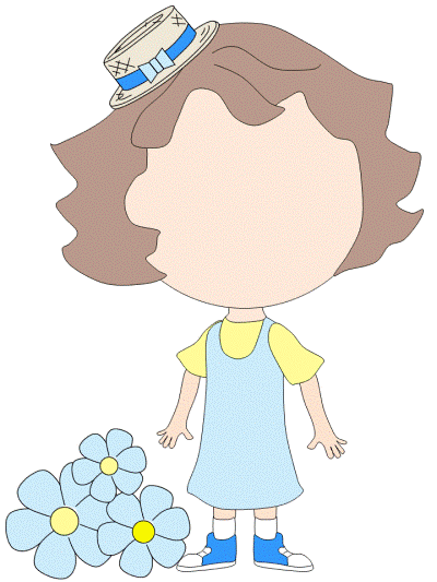 Draw the Face on the summer girl printable worksheet