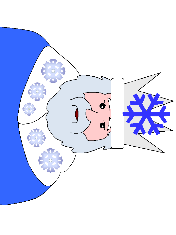 winter coloring page - snow king