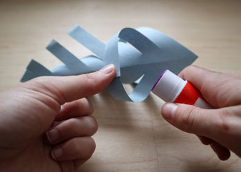 3D Paper Snowflake Craft
