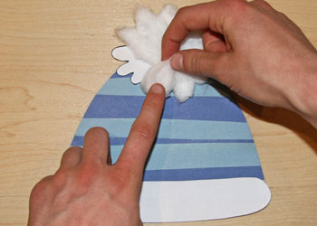 Winter Toque Paper Strip Craft