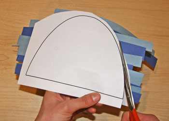 Winter Toque Paper Strip Craft