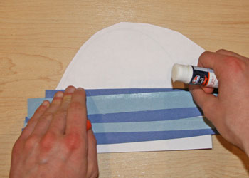 Winter Toque Paper Strip Craft