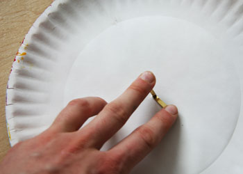 paper plate christmas tree
