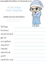 A Christmas Carol Anagram Puzzles