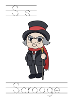A Christmas Carol Tracer Pages