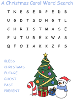 A Christmas Carol Word Search Puzzles