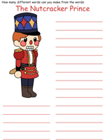 Nutcracker Word Mine Puzzles