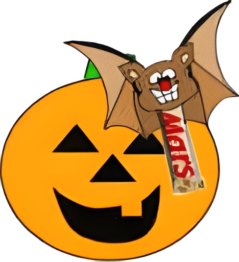 Candy Halloween Bat Craft